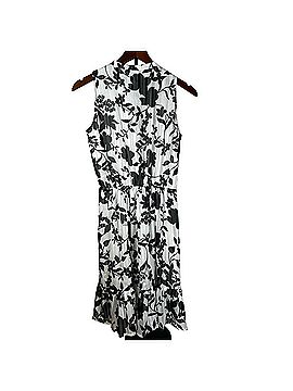 white house black market black and white floral dress Slim-Fit Stretch Dress Shirt – Black Smoke main image 1
