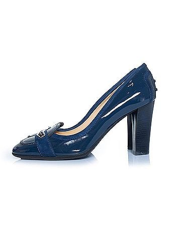 Tod's Tod’s, patent leather loafer pump (view 2)