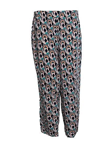 Prada Prada, floral printed pantalon in pastel colours (view 1)