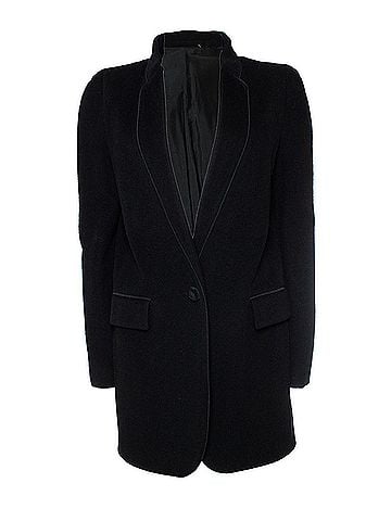 Stella McCartney Stella Mccartney, cashmere wool coat in black (view 1)