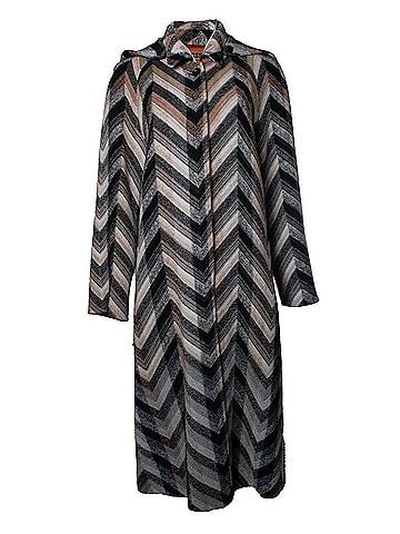 Missoni Missoni, wool blend hooded coat (view 1)