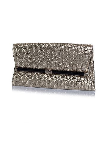 Diane von Furstenberg Diane Von Furstenberg, gold woven clutch (view 1)