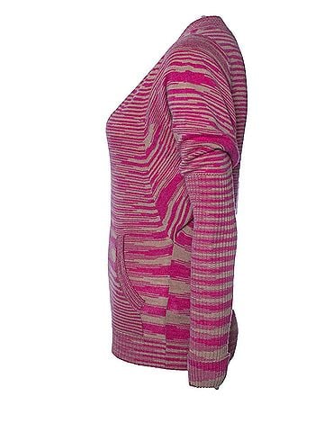 Missoni Missoni, striped sweater in pink and beige (view 2)