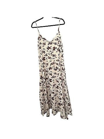 Zenobia Floral Maxi Dress - Taupe Cocktail Dress (view 2)