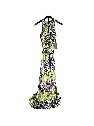 JLo by Jennifer Lopez NWT Tropical Halter Maxi Dress, Womens Sz XS, Vacation Resortwear
 Casual Dress (view 1)