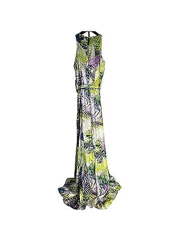JLo by Jennifer Lopez NWT Tropical Halter Maxi Dress, Womens Sz XS, Vacation Resortwear
 Casual Dress (view 2)