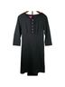 Talbots Black White Gold Cocktail Dress Size 2 - photo 1
