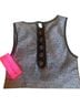Betsey Johnson Gray Sleeveless Top Size M - photo 4