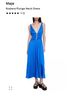 Maje 100% Viscose Blue Cocktail Dress Size M - photo 3