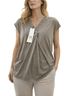 Calvin Klein Gray Short Sleeve Blouse Size M - photo 1