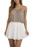 Elle Brown Sleeveless Top Size M - photo 1