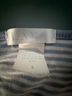 LAKE Stripes Blue White Short Sleeve Blouse Size maternity friendly - photo 3
