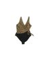 Summersalt Animal Print Multi Color Black One Piece Swimsuit Size 16 - photo 1
