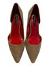 Charles Jourdan 100% Suede Brown Heels Size 7 - photo 1