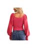 Free People Solid Pink Pullover Sweater Size M - photo 2