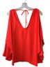 Trina Turk Solid Red Orange Sleeveless Blouse Size S - photo 2