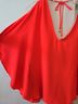 Trina Turk Solid Red Orange Sleeveless Blouse Size S - photo 5