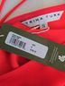Trina Turk Solid Red Orange Sleeveless Blouse Size S - photo 3
