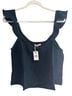 Marine Layer 100% Cotton Black Sleeveless Top Size S - photo 1