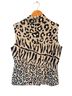 St. John Animal Print Multi Color Sleeveless Top Size S - photo 4