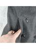 J.Crew 78% Wool 20% Nylon 2% Other 100% Acetate Solid Gray Coat Size M - photo 7
