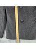J.Crew 78% Wool 20% Nylon 2% Other 100% Acetate Solid Gray Coat Size M - photo 5