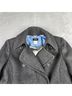 J.Crew 78% Wool 20% Nylon 2% Other 100% Acetate Solid Gray Coat Size M - photo 4