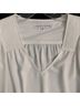 Trina Turk 100% Polyester Solid White Ivory Long Sleeve Blouse Size S - photo 3