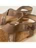 Adrienne Vittadini 100% Other Snake Print Brown Sandals Size 9 - photo 6