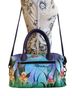 Anuschka 100% Leather Tropical Multi Color Blue Leather Satchel One size - photo 2