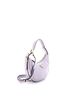 Prada 100% Leather Purple Arque Half Moon Hobo Leather Small One size - photo 3