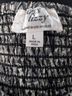 Dizzy Lizzy Floral Black Ivory Short Sleeve Top Size L - photo 3