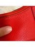 MICHAEL Michael Kors 100% Leather Solid Red Orange Shoulder Bag One size - photo 9