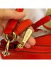 MICHAEL Michael Kors 100% Leather Solid Red Orange Shoulder Bag One size - photo 11