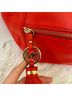 MICHAEL Michael Kors 100% Leather Solid Red Orange Shoulder Bag One size - photo 5