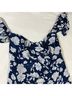 LUCCA 100% Polyester Floral Blue White Casual Dress Size M - photo 10