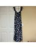 LUCCA 100% Polyester Floral Blue White Casual Dress Size M - photo 12