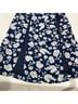 LUCCA 100% Polyester Floral Blue White Casual Dress Size M - photo 7