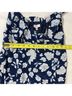 LUCCA 100% Polyester Floral Blue White Casual Dress Size M - photo 4