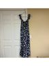 LUCCA 100% Polyester Floral Blue White Casual Dress Size M - photo 13