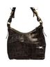 Dooney & Bourke 100% Leather Camo Black Hobo One size - photo 2