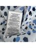 Cloth & Stone 100% Rayon Print Blue Black Long Sleeve Button-Down Shirt Size S - photo 5