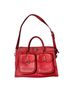 Dooney & Bourke 100% Leather Red Silver Tote One size - photo 1
