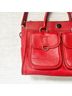 Dooney & Bourke 100% Leather Red Silver Tote One size - photo 3
