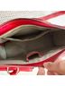 Dooney & Bourke 100% Leather Red Silver Tote One size - photo 13