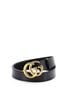 Gucci 100% Leather Black GG Marmont Belt Leather Medium One size - photo 1