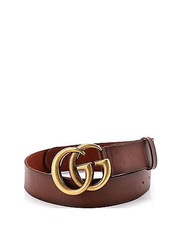 Gucci GG Marmont Belt Leather Wide (view 1)