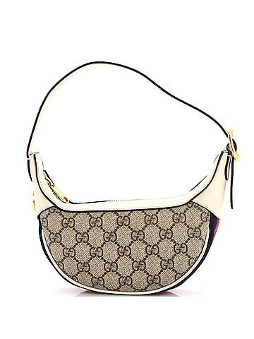 Gucci Ophidia Half Moon Bag GG Coated Canvas Mini (view 1)