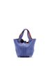 Hermès 100% Leather Blue Red Eclat Picotin Lock Bag Clemence PM One size - photo 4