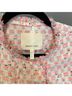 Rebecca Taylor Tweed Pink Blazer Size 6 - photo 5